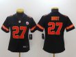 Women Nike Kansas City Chiefs #27 Kareem Hunt black Color Rush Limited Jerseys