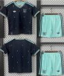 2026-2027 Germany Team navy green kid soccer jerseys away
