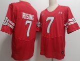 Utah Utes #7 Cameron Rising red college football jerseys-XST