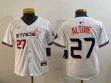 Youth Houston Astros #27 Jose Altuve white majestic baseball jerseys Joint name
