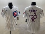 Nike Chicago Cubs Caray majestic white MLB baseball jerseys Joint name-BD