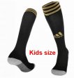 Adidas logo black soccer socks for kid size