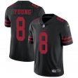 San Francisco 49ers #8 Steve Young nike black Color Rush Limited Jersey