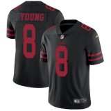 San Francisco 49ers #8 Steve Young nike black Color Rush Limited Jersey