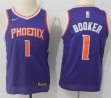 Youth Nike Phoenix Suns #1 Devin Booker purple NBA basketball Jerseys