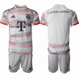 2025-2026 Bayern Munich white red gray soccer jerseys away