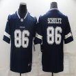 Nike Cowboys #86 Dalton Schultz blue Color Rush Limited Jersey