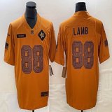 Dallas Cowboys #88 CeeDee Lamb 2023 Brown Salute To Service Limited Jerseys