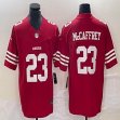 Nike San Francisco 49ers #23 Christian McCaffrey red Nike Vapor F.U.S.E. Limited Jersey