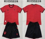 2026-2027 Albania team red black soccer jerseys home
