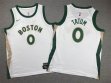 Youth Nike Boston Celtics #0 Jayson Tatum white nba basketball jerseys city version