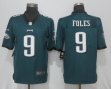 Nike Philadelphia Eagles #9 Nick Foles green Color Rush Limited Jersey