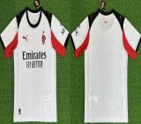 2024-2025 AC Milan club thailand version white soccer jerseys away