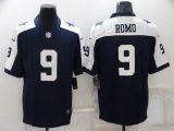 Dallas Cowboys #9 Tony Romo Nike blue white Color Rush Limited Jersey