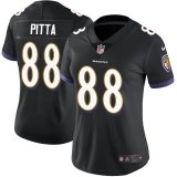 Women Baltimore Ravens #88 Pitta Nike black Color Rush Limited Jersey