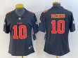 Women Nike Kansas City Chiefs #10 Isiah Pacheco black gold Color Rush Limited Jersey