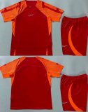 Custom Nike red orange soccer jerseys