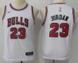 Youth Nike Chicago Bulls 23# jordan white basketball jersey
