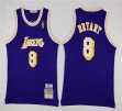 Youth Los Angeless Lakers 8 Kobe Bryant purple throwback basketballJersey