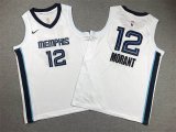 Youth Nike Memphis Grizzlies #12 Ja Morant white nba basketball jersey