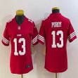 Youth Nike San Francisco 49ers 13 Brock Purdy Red Color Rush Limited Jersey