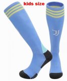 2025-2026 Juventus Club skyblue kid soccer socks away