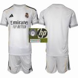 2025-2026 Real Madrid club white soccer jerseys home
