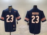 Nike Bears #23 Devin Hester blue fashion Color Rush Limited Jersey-BD