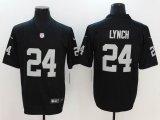 Men Oakland Raiders #24 Marshawn Lynch nike black Color Rush Limited Jersey