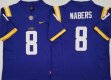 LSU Tigers #8 Malik Nabers purple college football jerseys
