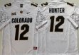 Colorado Buffaloes #12 Travis Hunter white college football jerseys-PNS 01