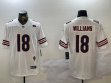 Nike Chicago Bears #18 Caleb Williams white fashion Color Rush Limited Jersey