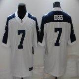 Dallas Cowboys #7 Trevon Diggs white blue Nike Color Rush Limited Jerseys