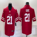 Nike 49ers #21 Frank Gore red nike Color Rush Limited Jerse-BD