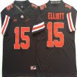 Ohio State Buckeyes #15 Ezekiel Elliott black College Football Limited Jersey-PNS