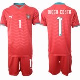 2026 -2027 Wrold cup Portugal team #1 DIOGO COSTA red soccer jerseys home