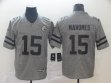Nike Kansas City Chiefs #15 Patrick Mahomes Hemp gray NFL Color Rush Limited Jerse