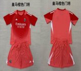 2025-2026 Real Madrid club orange goalkeeper soccer jerseys