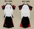 2025-2026 Flamenco club white black kid soccer jerseys away