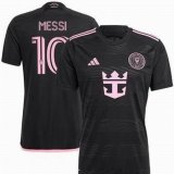2024-2025 Club Internacional de Fútbol Miami thailand version #10 MESSI black soccer jerseys