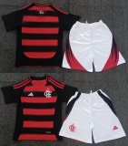 2025-2026 Flamengo club red white soccer jerseys home