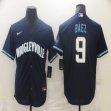 Chicago Cubs #9 Javier Báez Nike Navy 2021 City Connect majestic baseball Jersey