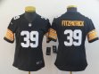 Women Nike Pittsburgh Steelers #39 Minkah Fitzpatrick black Color Rush Limited Jersey