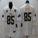 Nike 49ers George Kittle #85 white throwback Color Rush Limited Jersey 75th