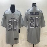 Nike Dallas Cowboys #20 Tony Pollard gray Color Rush Limited Jerseys
