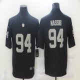 Oakland Raiders #94 Carl NassibNike black Color Rush Limited Jersey