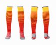 Barcelona soccer socks red yellow