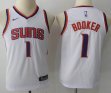 Youth Nike Phoenix Suns #1 Devin Booker white NBA basketball Jerseys