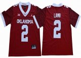 Oklahoma Sooners #2 CeeDee Lamb red College Football Limited Jersey 01
