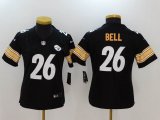 Women Nike Pittsburgh Steelers 26 Bell Black 2017 Vapor Untouchable Limited Player